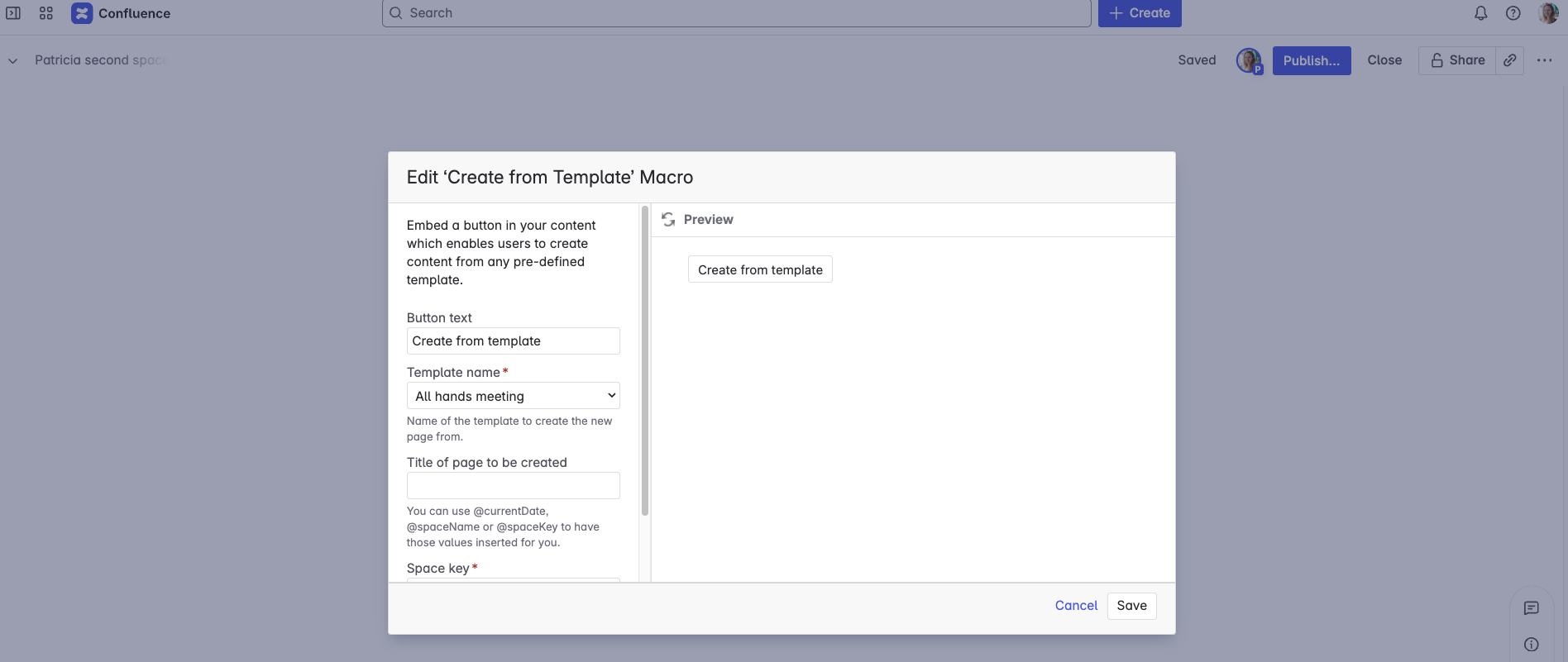 Best Practices When Creating Your Own Template in Confluence